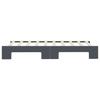 Extendable Daybed Dark Gray 90 x 190 cm Velvet