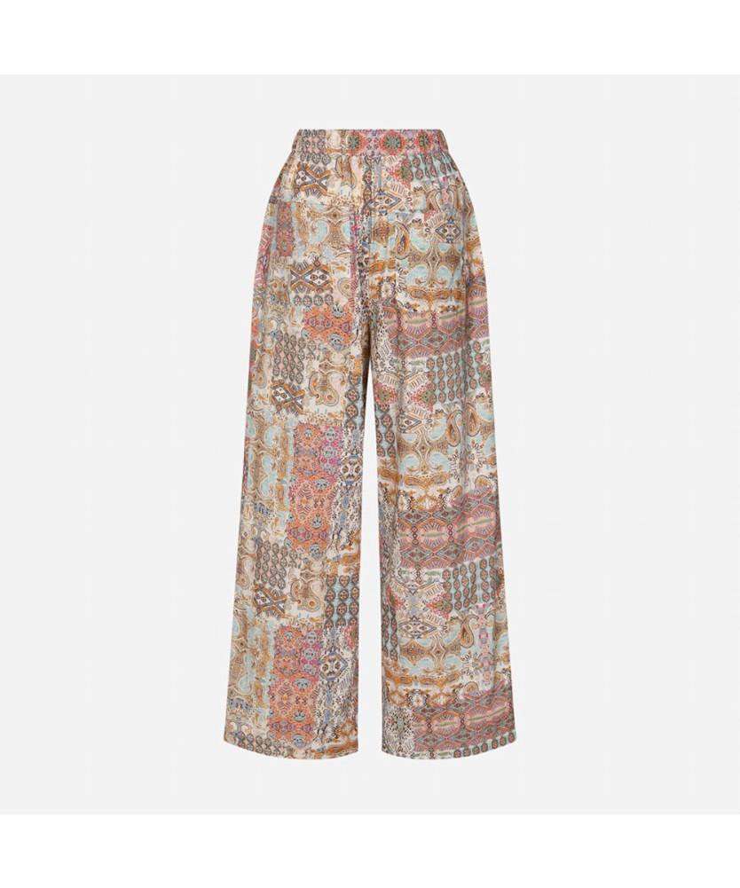 THURSDAY ISLAND Ethnic Wide Elastic Pants_T264Mpt241W