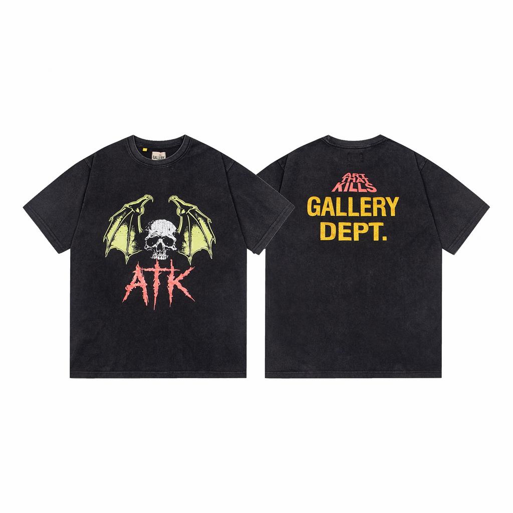 26SS Foreign Trade Gallery Dept T-Shirt Collection Gallery Casual Short Sleeve Men's and Women's Same Style Factory Spot Straight Hair