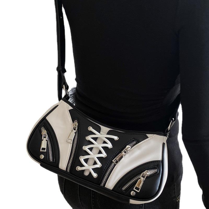 Portable Women's Armpit Bag All-In-One Shoulder Bag French Niche Bag Western Style Fashionable Bag New