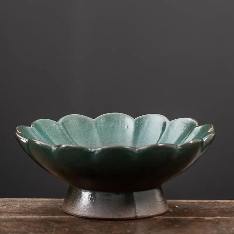 Ghiveci de flori vintage creativ de interior/exterior în formă de bonsai, mic și mare, ceramică din argilă purpurie, plantă verde, decorativ pentru masă/birou