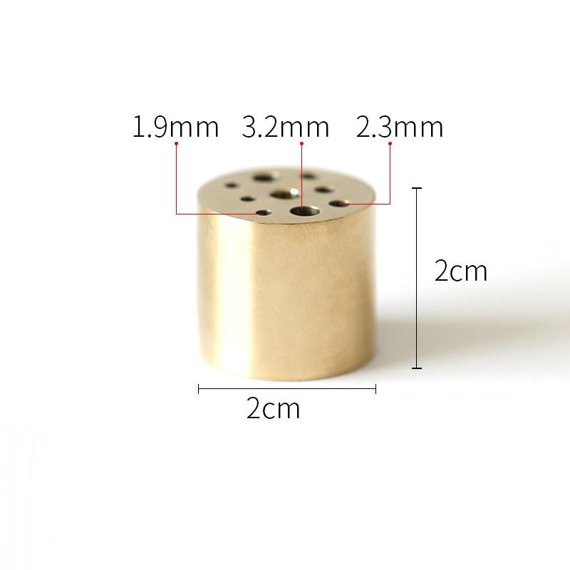 New 1PC Portable Incense Burner Multi Purpose Water Drop Shape Brass Incense Holder Home Office Teahouse Zen Buddhist Supplies