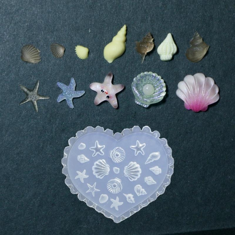 Stampi in Silicone per Nail Art per Feste e Manicure da Salone, Stampo per Creazione Gioielli, Stencil per Unghie Goffrati per Donne