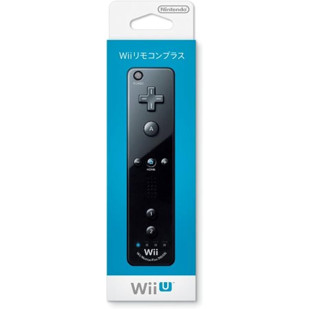 Wii Remote Plus (black) (Wii Remote Control Jacket included)