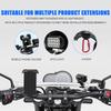 Universal Motorcycle Mirror Holder Balance Bar Scalable Adjustment Handlebar Headlamp Bracket For Motor Electric Bike