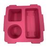Snack Container Tray with Cup Holder Large Capacity Multiple Compartments