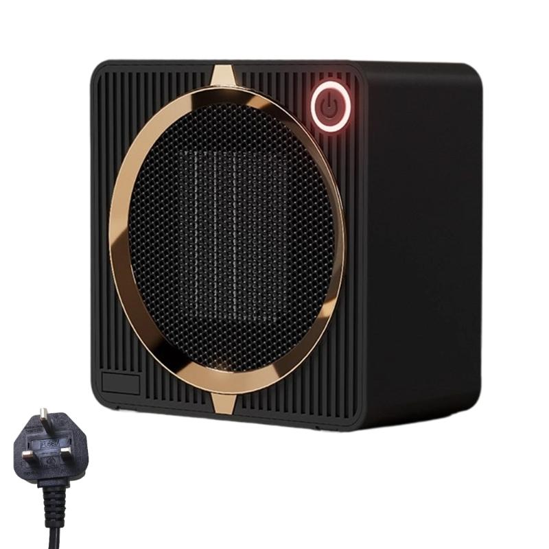 Portable 220V 500W PTC Electric Heater Automatic Temperature Control Desktop Mini Fan Bedroom Heating Fast Heater