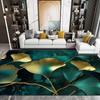 Tappeto Verde Dorato per Soggiorno di Grandi Dimensioni Tappeto per Camera da Letto Decorazione per la Casa Antiscivolo Lavabile in Macchina Zerbino per Salotto