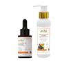 Charm You 10% Niacinamide Face Serum & CitraCharcoal Purify Facewash Combo Pack - Reduces Acne Marks, Controls Oil, & Detoxifies Skin (2 Items)