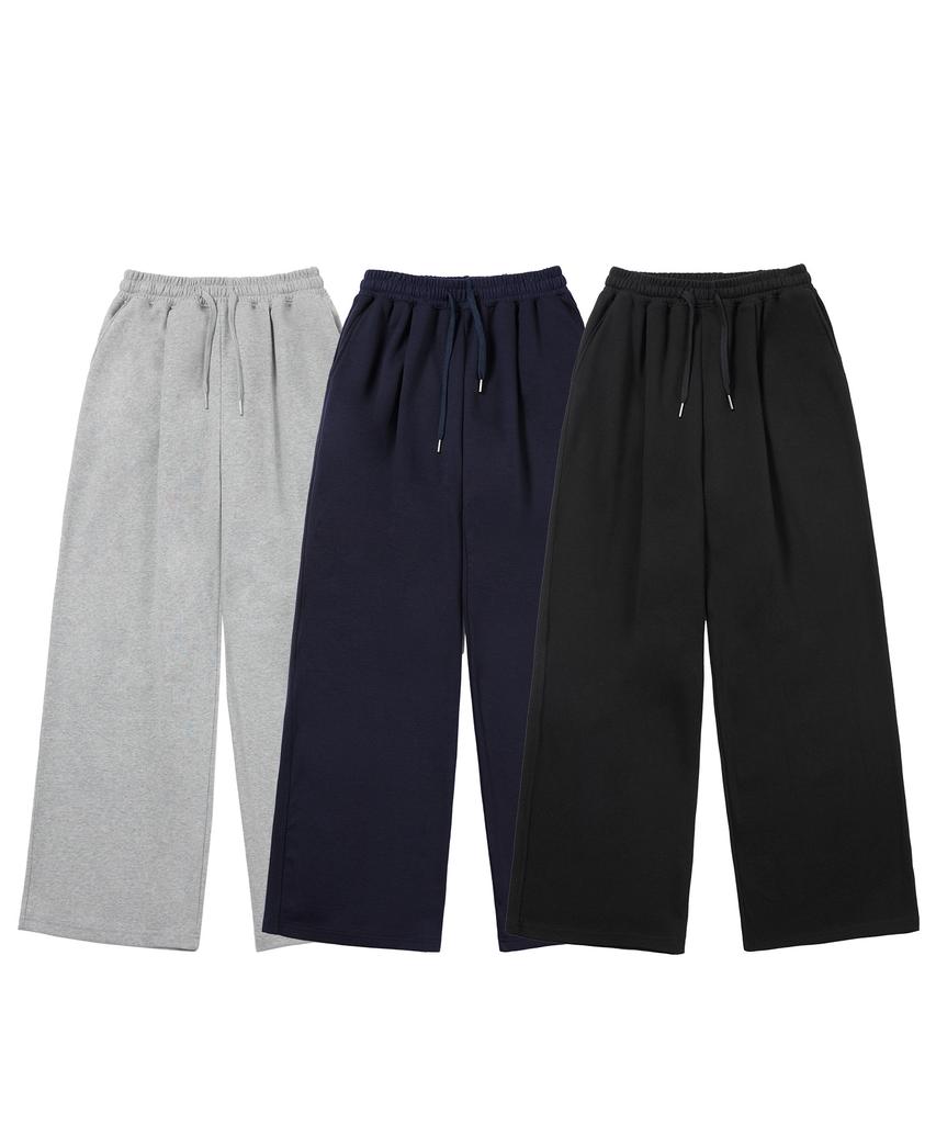 Akeusi Wide One-Pleat Training Elastic Pants (3 Colors)