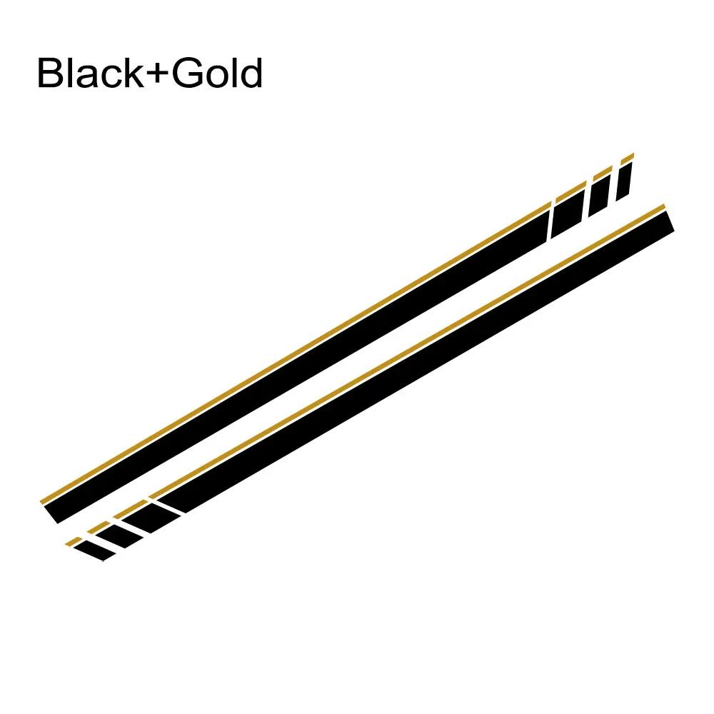 2PCS Car Side Stickers For VW Volkswagen Polo 6R 6C 9N2 9J GTI Auto Modification PVC Racing Style Decals Car Tuning Accessories