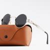 New Punk Sunglasses Personalized Small Round Frame Prince Glasses European and American Fashion Sunglasses Factory Direct Sales Trend