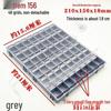 SMT Patch Electronic Organizer: Resistor & Capacitor Grid Plastic Box