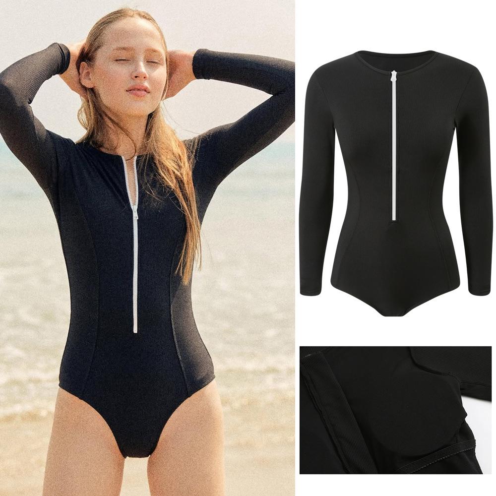Sporty Youthful Triangle One-Piece Slimming Swimsuit – Sexy, Conservative, Flattering for Racing and Hot Springs