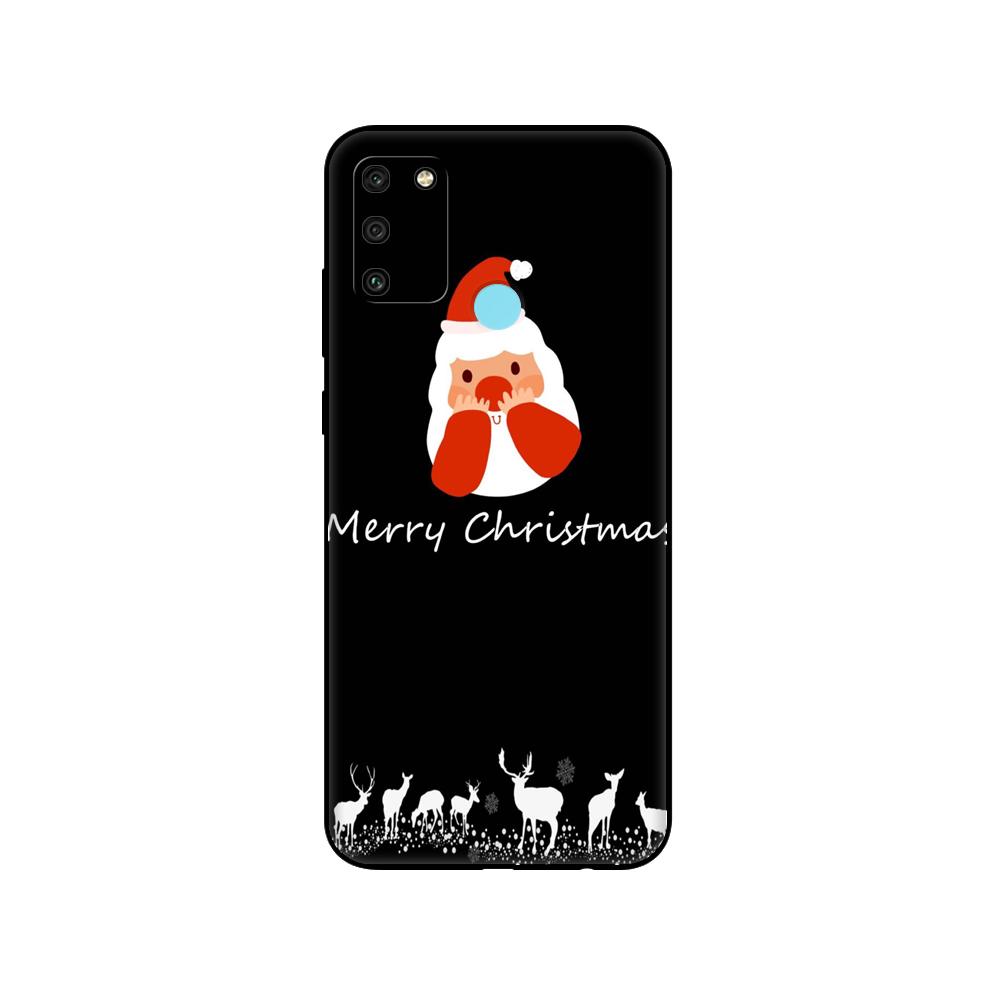 Schwarze TPU-Hülle für Huawei Honor 8a Prime 8s Prime 9 Lite honor 9A 9C 9X Premium 9x Pro 9S Frohe Weihnachten Schneemann Neujahr
