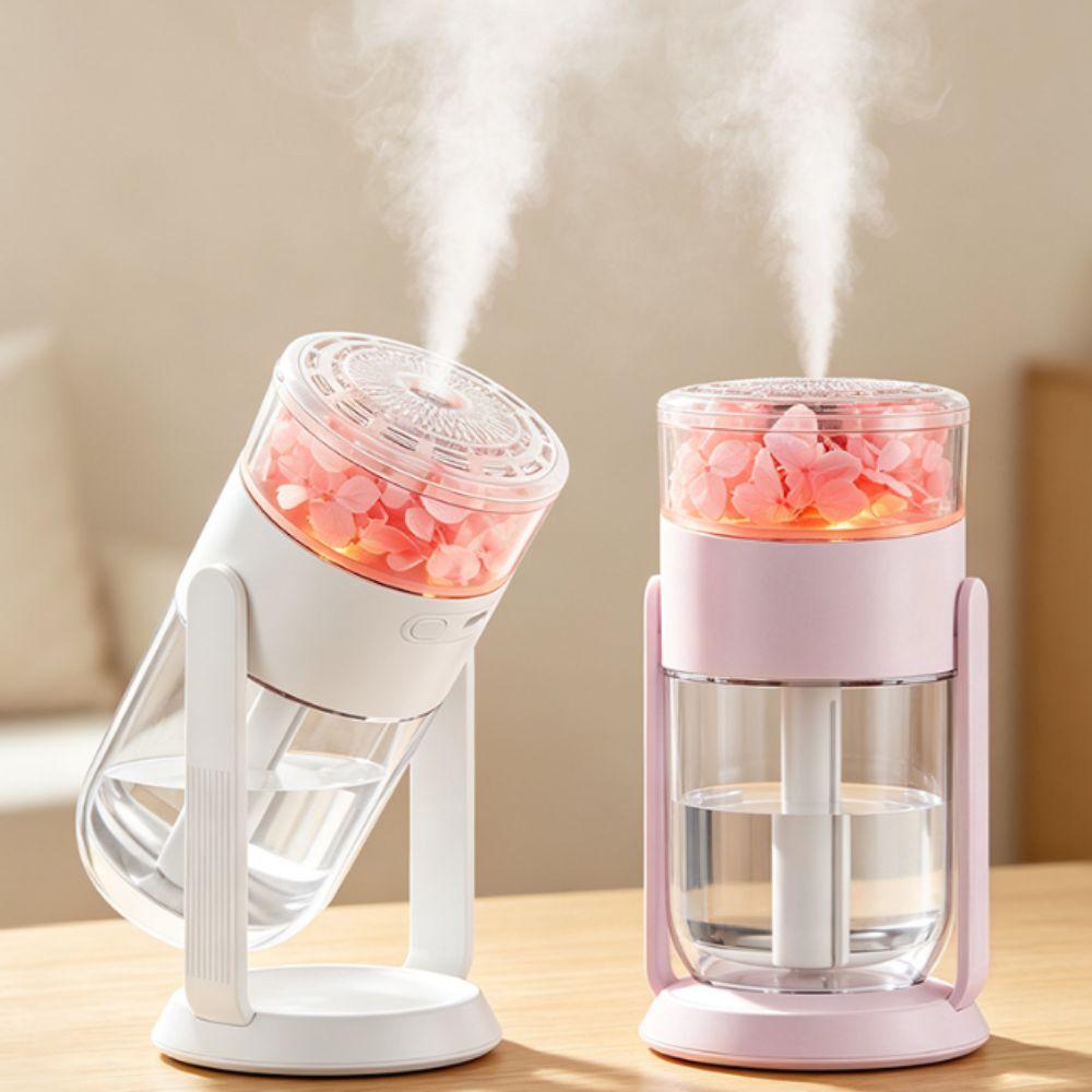 Crystal Salt Stone Shaking Head Humidifier USB Powered Portable Air Humidifier  Living Space