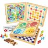 Jeujura Coffret De Jeux Classiques Board Games 50 Rules Bois