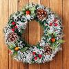 Christmas Decorations 20/30/40cm Christmas Wreath Artificial Wreath Door Hanging