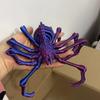 3D Printing Spider Animals Toy Realistic Colorful Spider Figurine Articulated Fidget Toy for Spider Lovers Halloween Home Decor