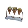 Abite Ice Cream Flower Blue Pot, Large, WEY-302-BL