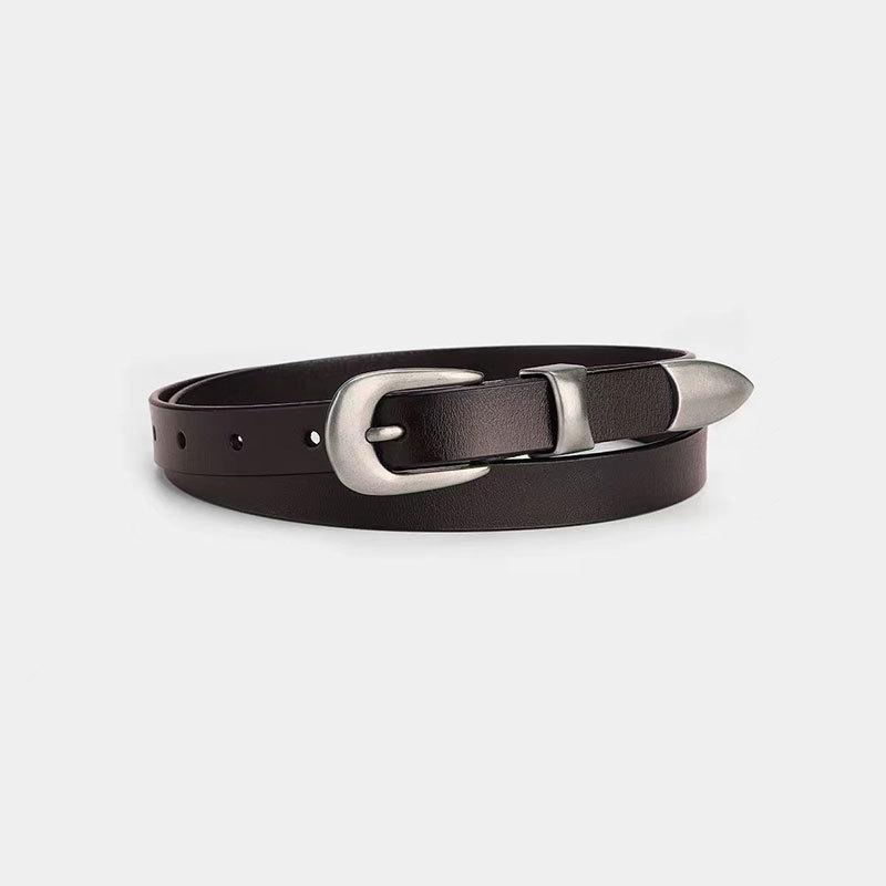 Women's Fashion Belts, Formal Office Work Belt for Dress Jean Women, Thin Belt  for Girls