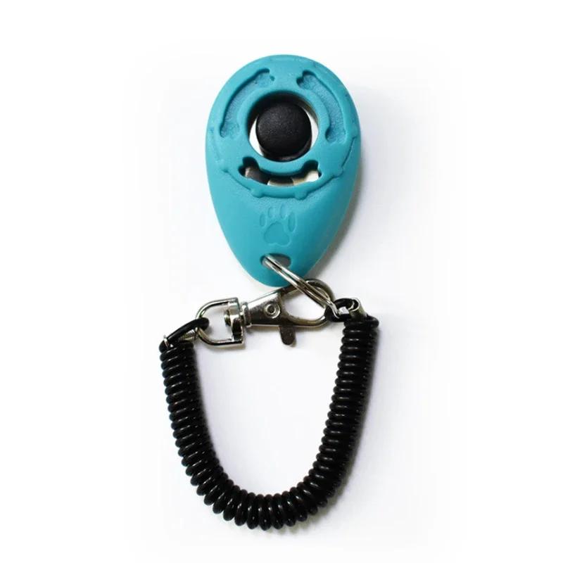 Popular New Multifunctional Pet Training Clickers Spring Keychains and Dog Training Supplies