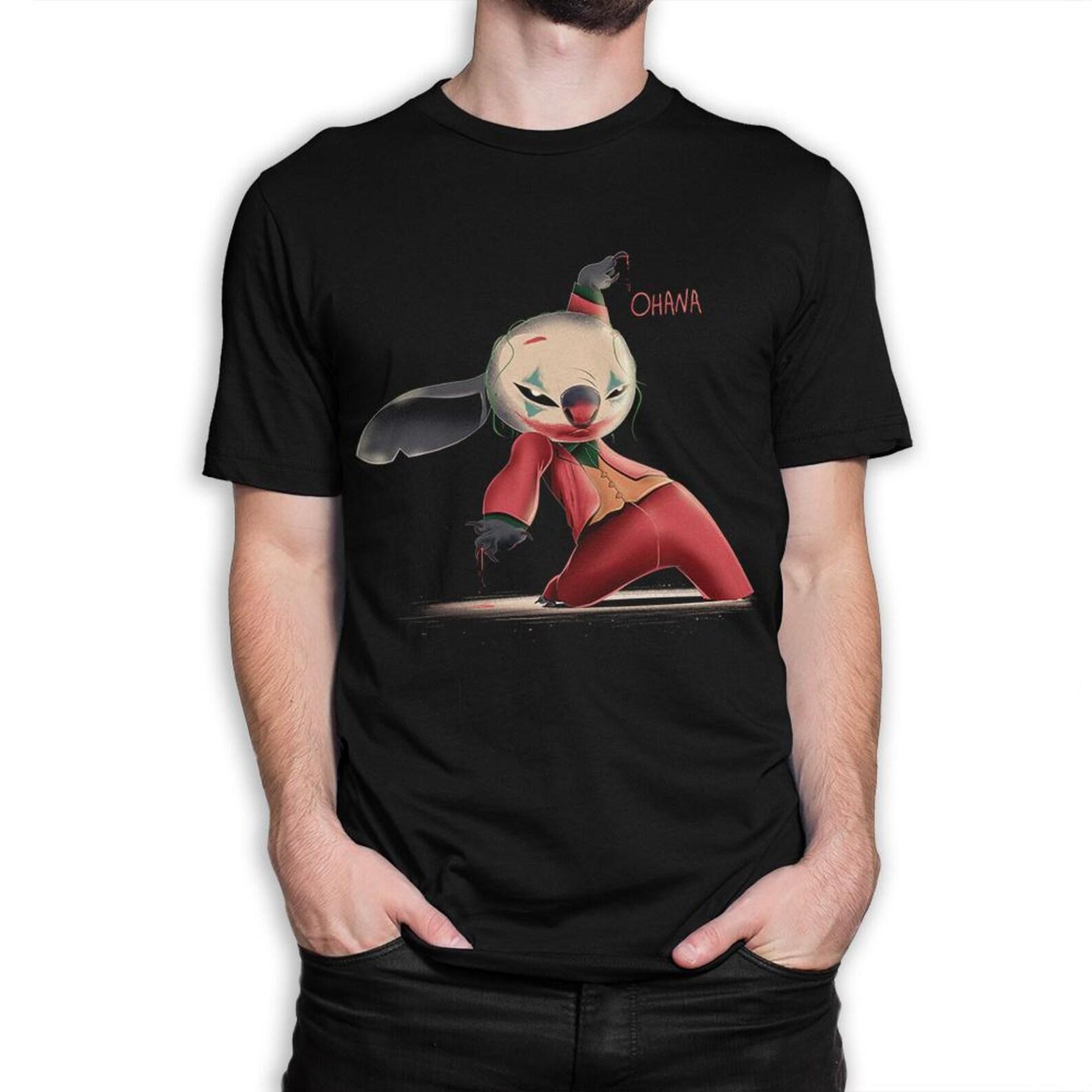 Stitch Joker Art T-Shirt, Men s and Women s Sizes S