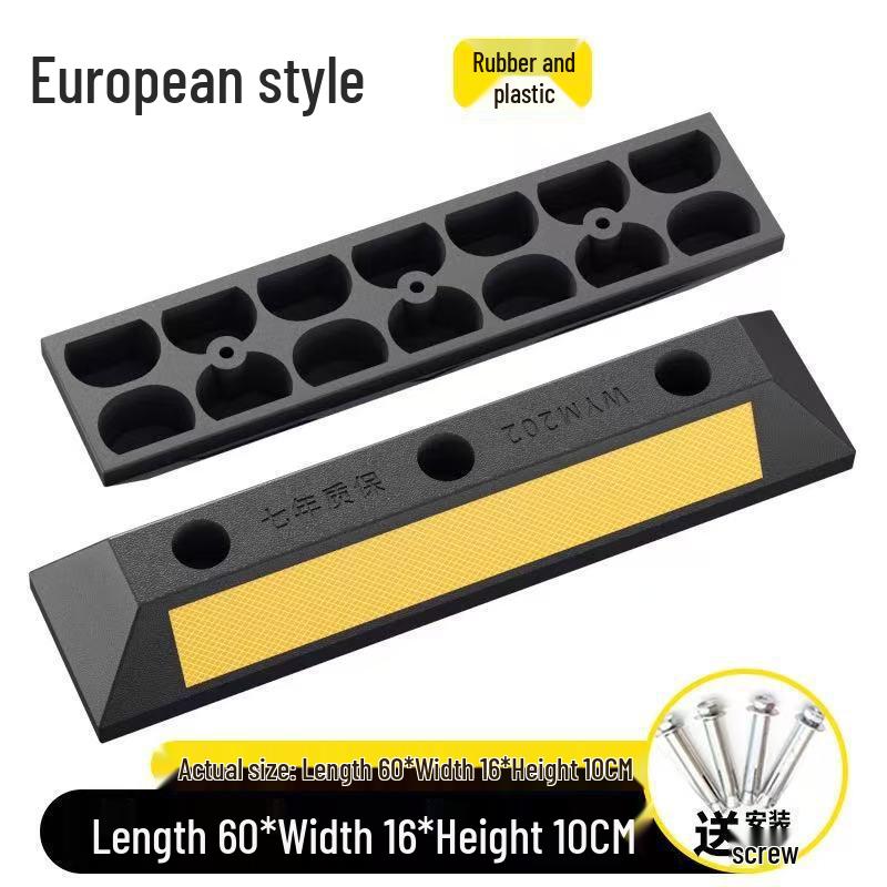 Rubber Wheel Stopper and Parking Aligner