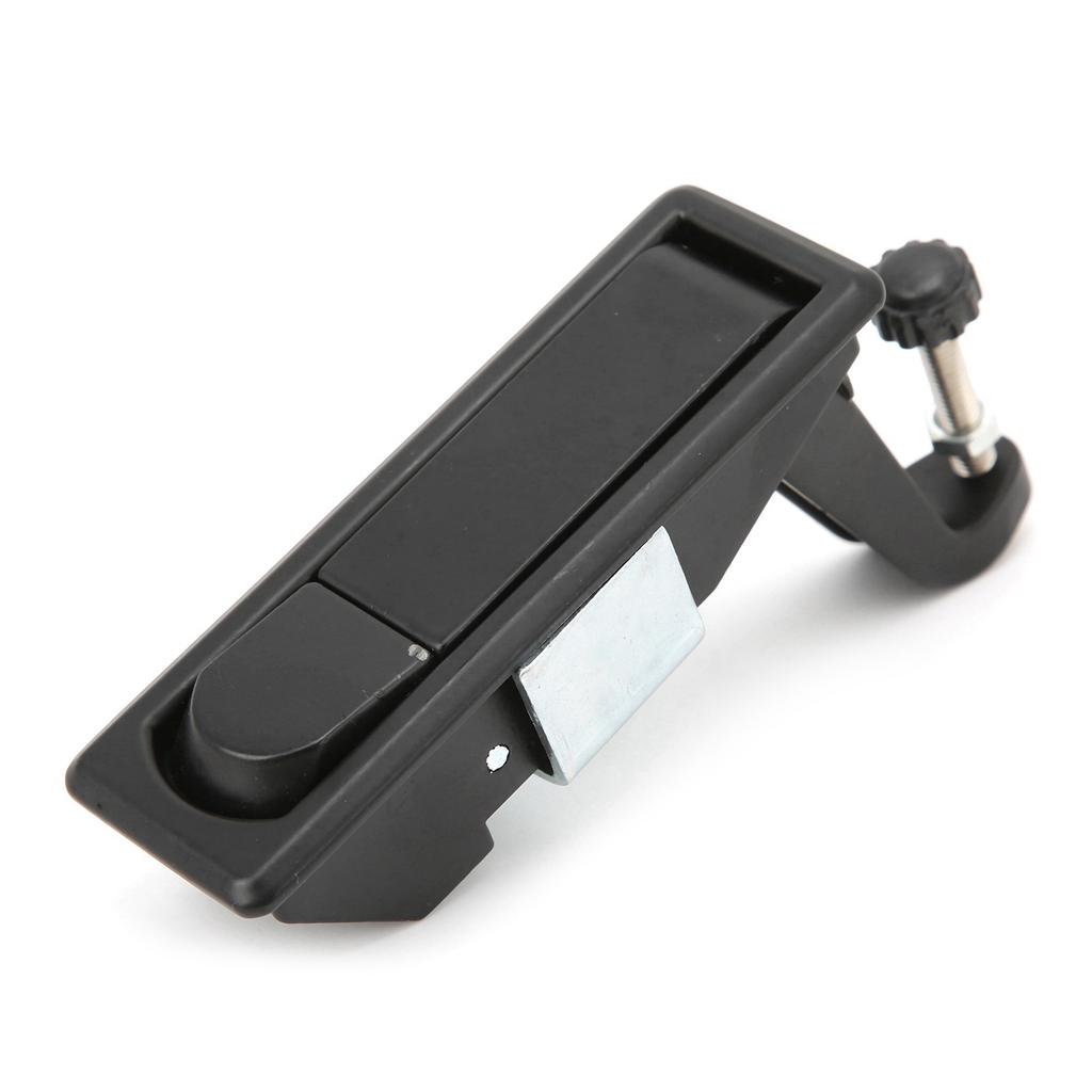 Kompresní západka Neuzamykací skříňka na nářadí Zámek kufru Zinková slitina pro lodní přívěs(Černá )