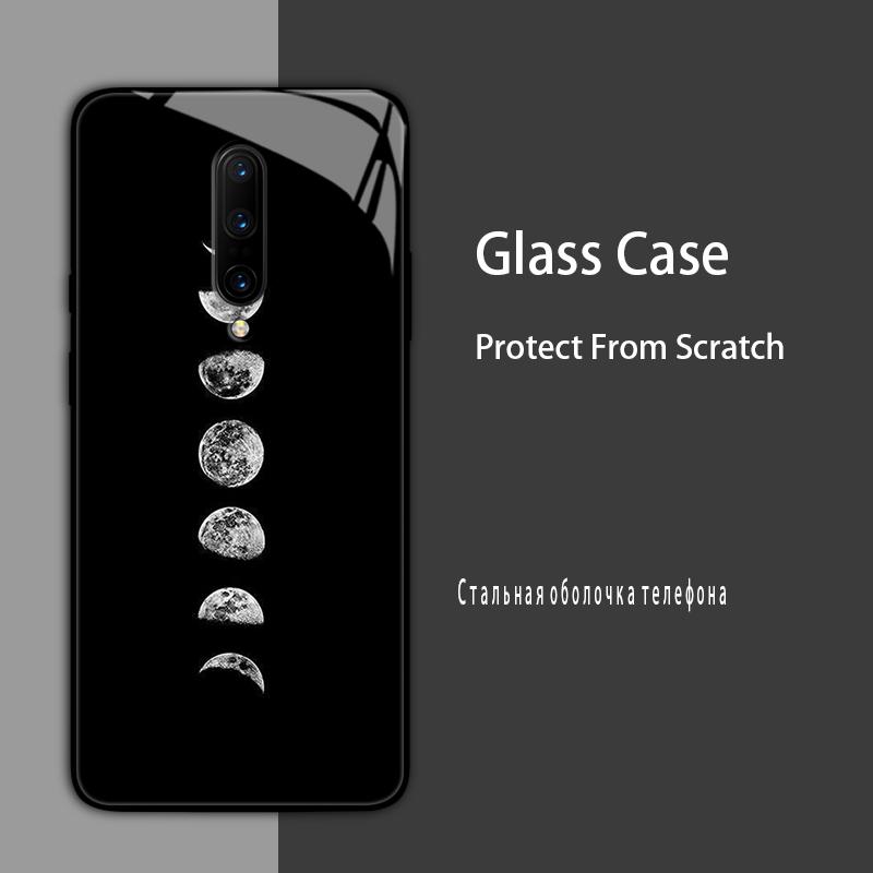 For Oneplus 7 Pro Case Cover Tempered Glass Case Hard Shockproof Coque Bumper For One Plus 7T Pro 7 T Protect Case oneplus7T