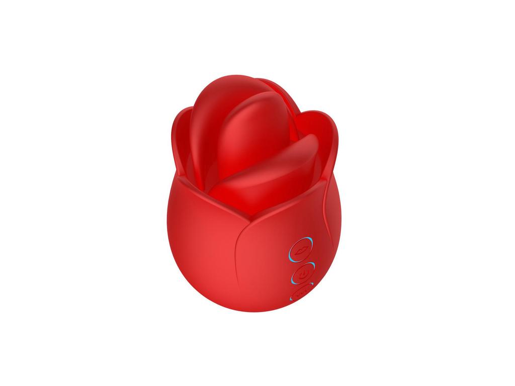 10-Mode Rose Flower Vibrator for Women: Clamping and Biting Sensations for Adult Pleasure