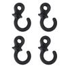 4Pcs Black Bow String Stabilizer Rubber Silencer Accessories Bowstring Shock Absorber  Bowstring