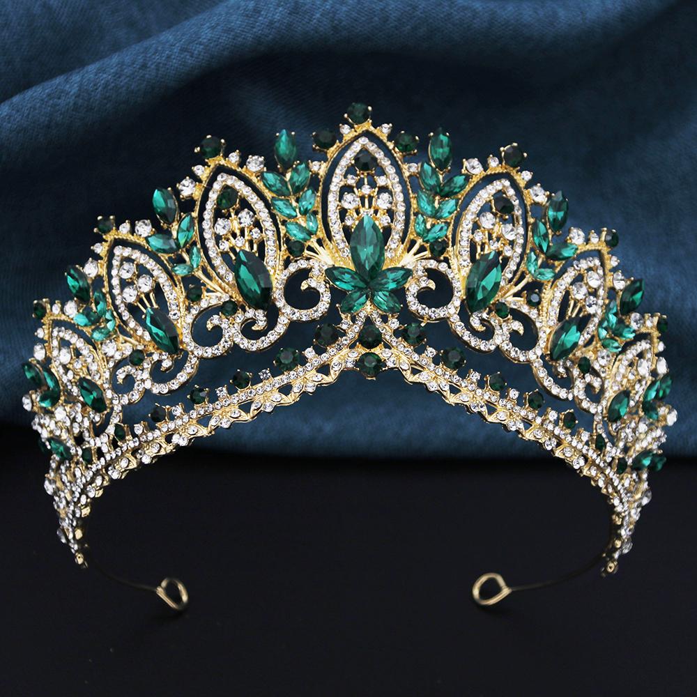Rhinstone Crown for Women Bridal Tiaras Wedding Hair Jewelry Princess Queen Party Bride Tiaras and Crowns Prom Pageant