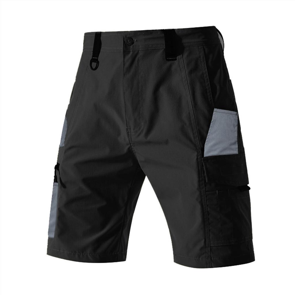 Men's Ripstop Stretch Work Pants Lightweight Waterproof Elastic Overalls Regular Fit Utility Pants