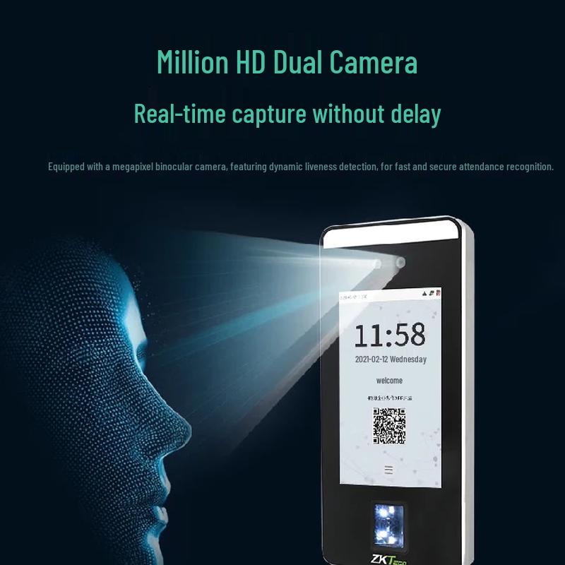 ZKTeco ZK-F6 Dynamic Face & Fingerprint Access Control System