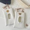 Cartoon Cute Bear Tissue Box Travel Car Portable Handheld Storage Bag Towel Cover Hanging Bag For Cart Accessories