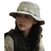 Japanese Outdoor Thin Quick-Drying Spring And Summer Drawstring Climbing Hat Men'S And Women'S Bucket Hat Sunshade Sunscreen Basin Hat
