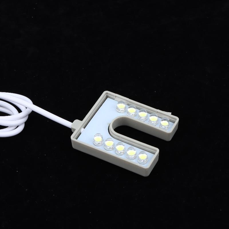 Eye Protection LED Sewing Lamp No Strobe Flexible Gooseneck Magnetic Base for Sewing Machine Quilting Work