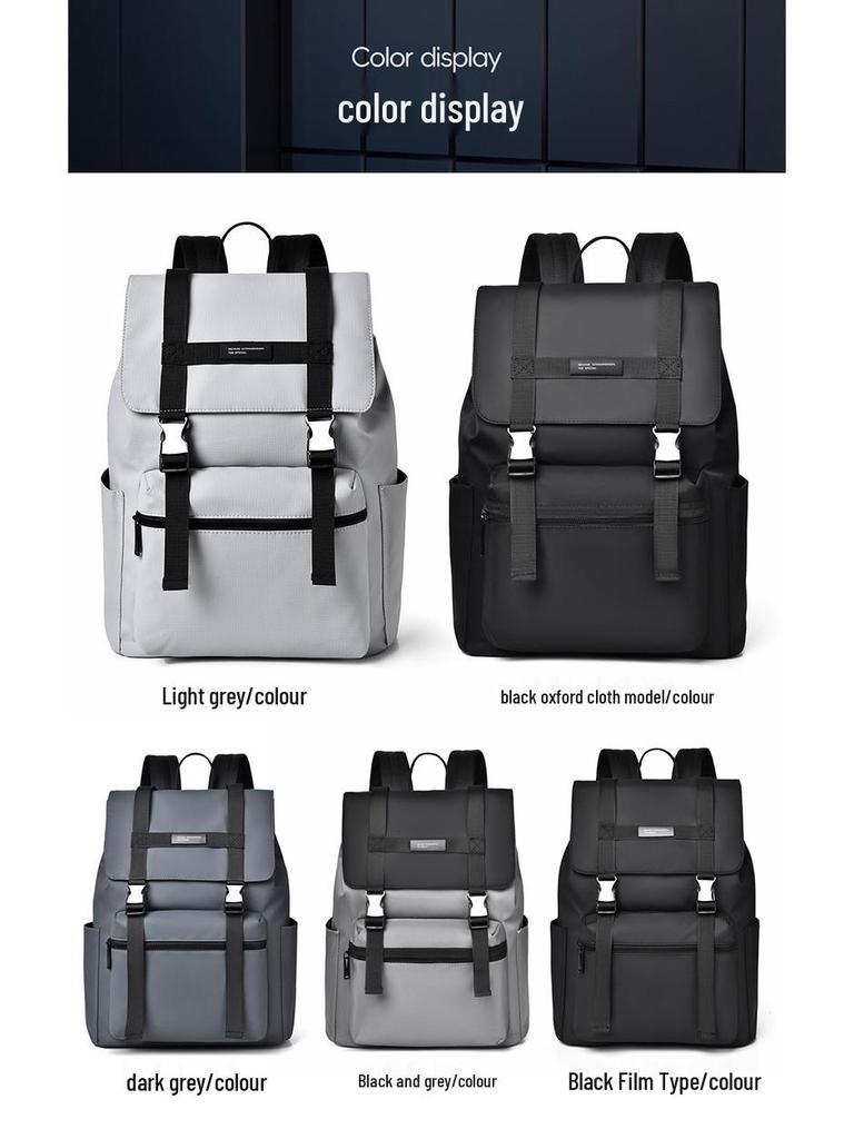 Unisex Minimalist Commuting Backpack with Custom Logo, High School Ready