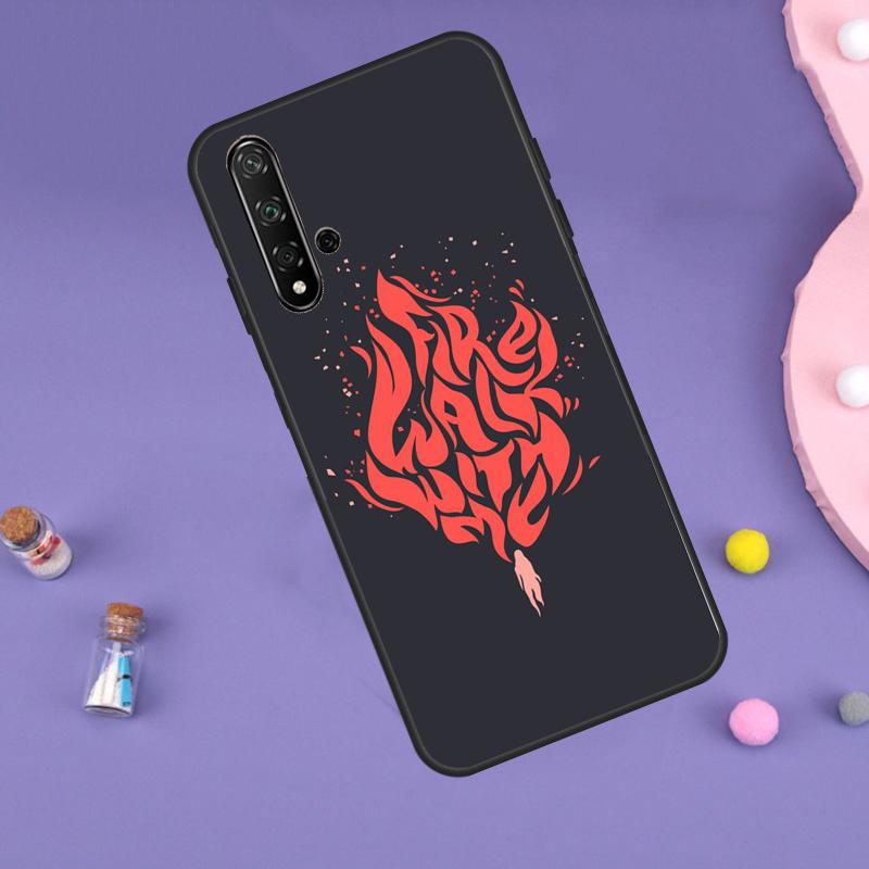 Fire Walk With Me Twin Peaks For Huawei Nova Y61 Y60 Y70 Y72 Y73 Y90 Y91 9 10 SE 7i 8i 11i 12i P30 P40 Lite P60 Pro Case