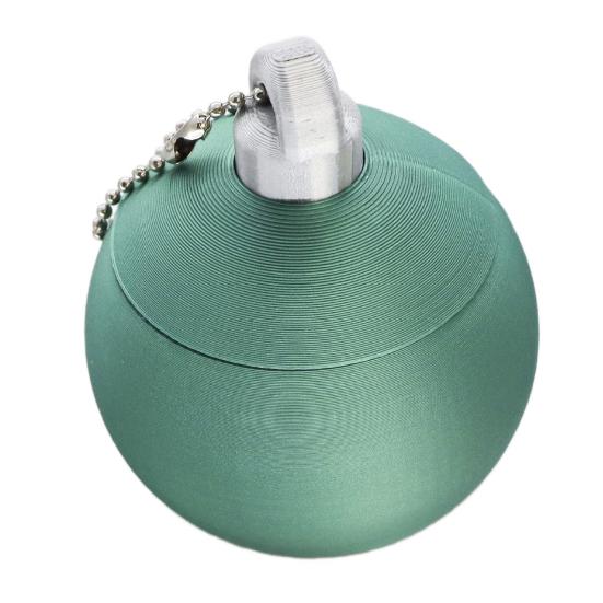 Weihnachtskugeln Ornamente 3D-gedruckter Weihnachtsmann/Rentier/Schneemann Versteckte Weihnachtskugel Hängeornament für Weihnachtsbaum Feiertags-Party-Dekor