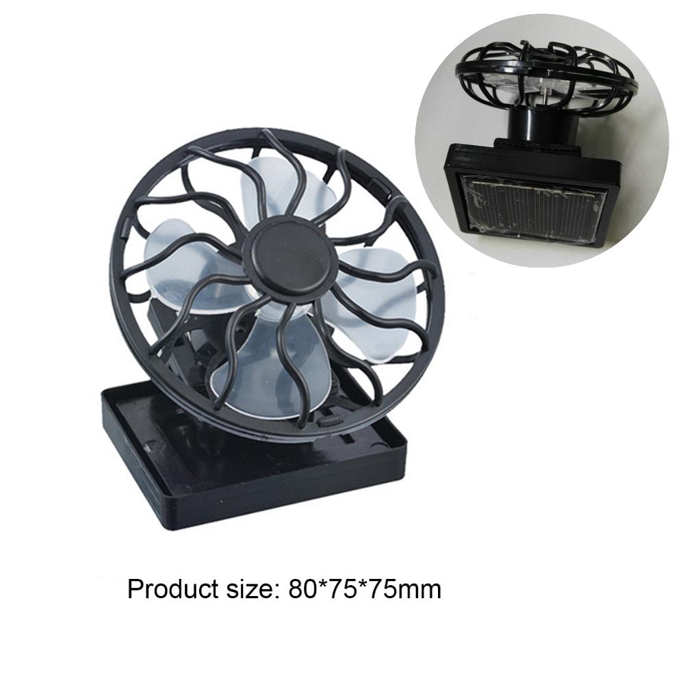 Solar Power Mini Clip Fan Clip on Desk Fan Portable Mini Personal Fan Air Cooling Fan Desktop Fan for Outdoor Camping Hiking