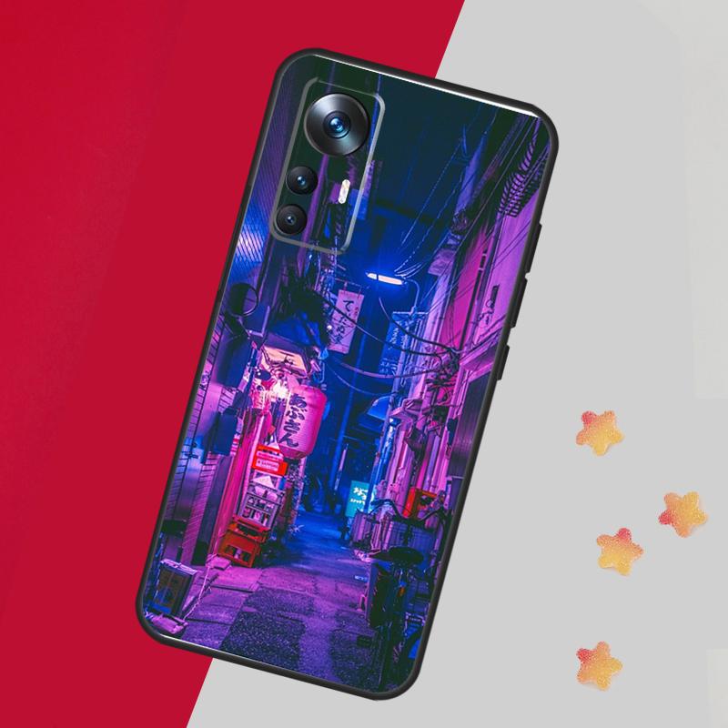 Japanese Night City Aesthetic Case For Xiaomi 15 14 13 Ultra 11T 12T 13T 14T Pro Cover For POCO X7 X6 X3 X5 F5 F6 F7 Pro