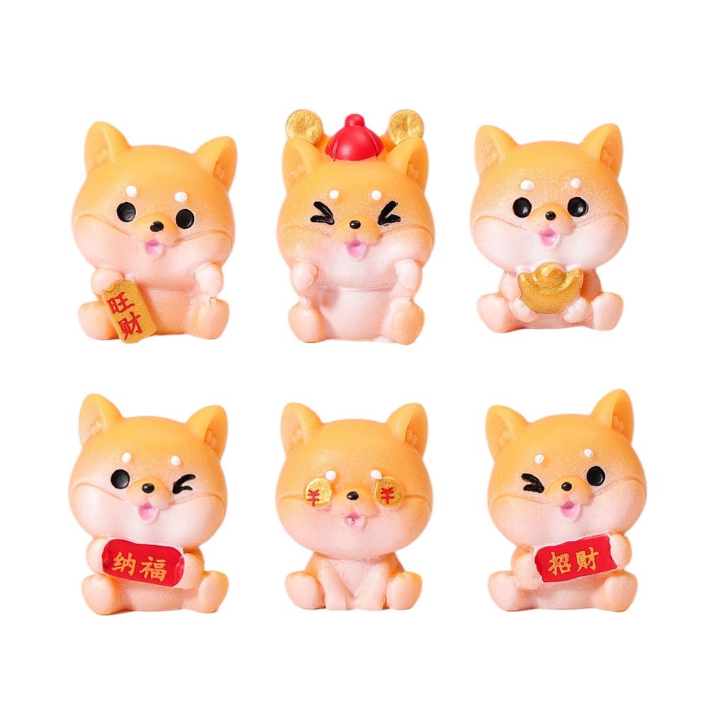Creative and Cute Lucky Dog Car Home Craft Decorations