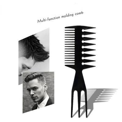 Professioneller Doppel-Doppelseitenzahnkamm Friseur-Haarfärbe-Schneide-Färbepinsel Haarbürste Mann Haar-Styling-Werkzeug