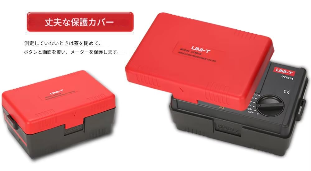 UT501A Digitaler Megger mit LCD 1000V Isolationswiderstandsprüfgerät UNI-T Hintergrundbeleuchtung,