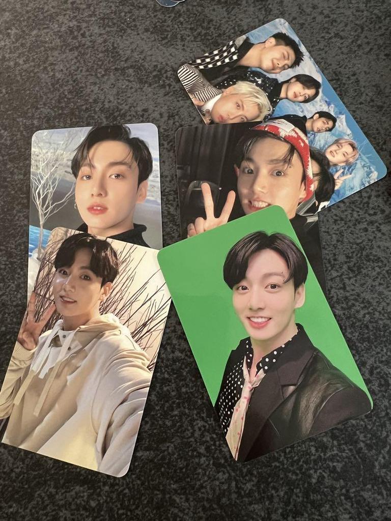 [USED] bts DECO BOOK trading cards, postcards, various sets, with bonus, Jungkook