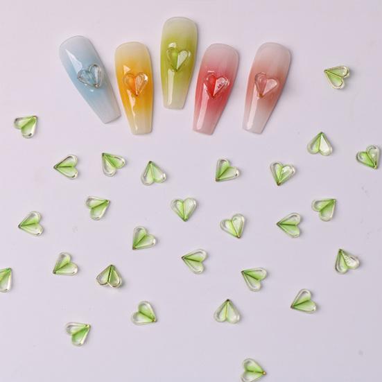

1 Bag Manicure Charm DIY Nail Design Mini Attractive Three Leafed Clover Jewelry Tool