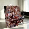 Personalizowany koc z nadrukiem Genshin Impact, Dekoracja domu, Sypialni, Sofy, Kempingu, Kanapy, Prezenty na Urodziny Boże Narodzenie