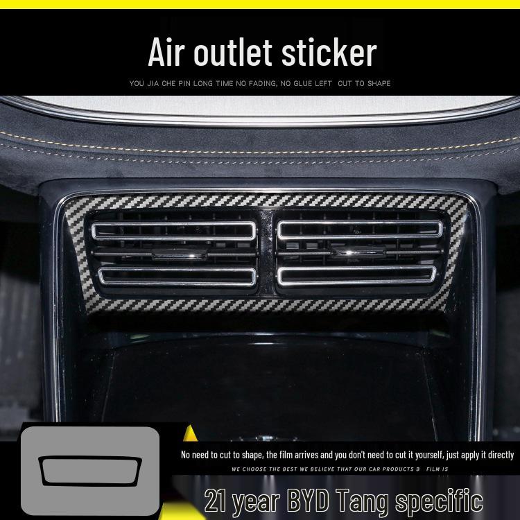 BYD Tang 21-24 Carbon Fiber Interior Anti-Kick Stickers